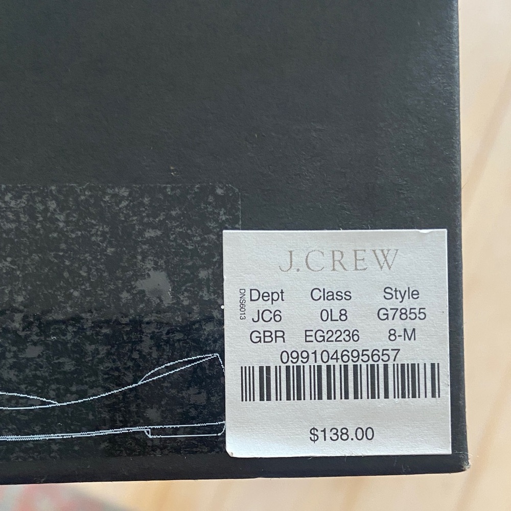 J. Crew Women's Metallic Snakeskin Pattern Flats - Picture 10 of 11